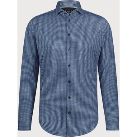 Blue Industry Overhemd Print Blauw - Maat 38 - Heren - Overhemden Casual