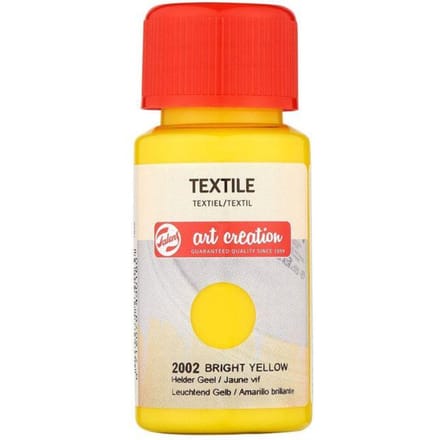 Peinture pour textile - jaune vif - Talens Art Creation - 50ml jaune