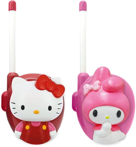 Hello Kitty 3D Walkie Talkies – Speelgoed Communicatieset voor Kinderen | 21 x 23 x 6,7 cm