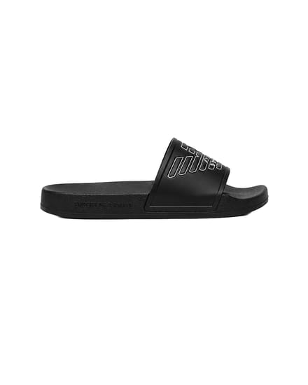 Emporio Armani heren slippers met adelaarmotief