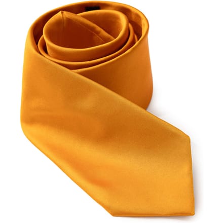 Oranje zijden stropdas Dolce & Gabbana