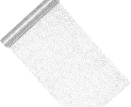 Decoratief Gaas Zilver (0,36x9m)