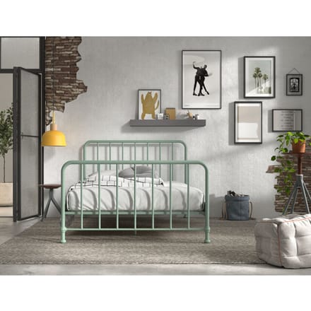 LUCEVI - Bronxx Bed 140x200cm - Olive Green