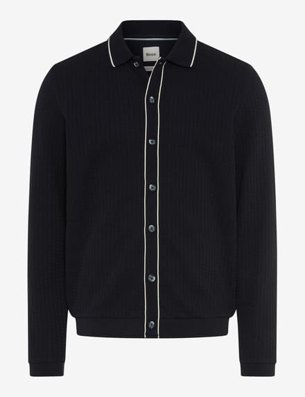 Brax Heren Polo  Style PARIS navy, donkerblauw, maat S