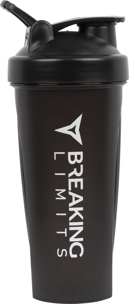 Breaking Limits Shakebeker - 700 ml - Met Mixbal - Shaker - Drinkfles - Zwart