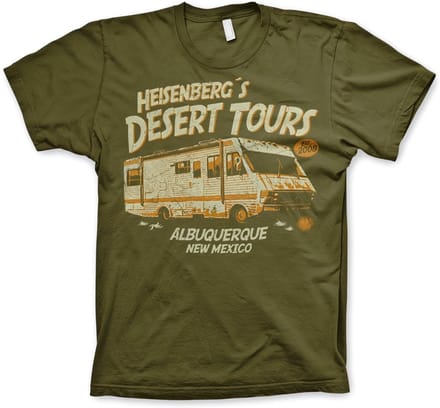 Breaking Bad Heisenberg's Desert Tou-rs -T-shirt, olijfgroen