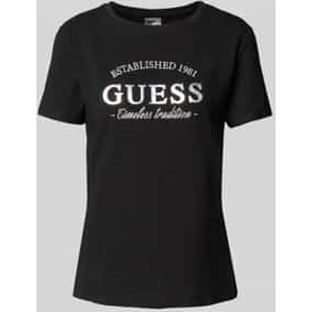 T-shirt met labeldetail, model 'NINA'