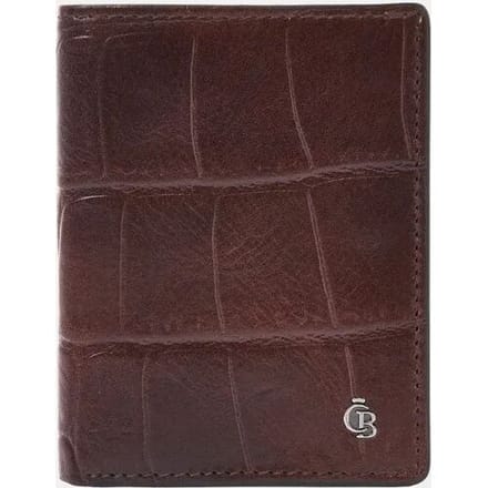 Castelijn en Beerens mini wallet pasjeshouder croco mocca