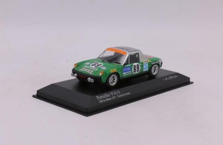 1:43 Diecast modelauto Porsche 914/6 #69 24H Lemans 1971 1008 stuks Minichamps