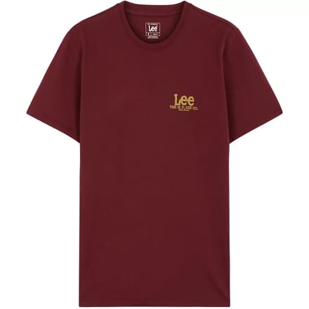 Lee Medium Regular Fit T-shirt Met Korte Mouwen Rood M Man