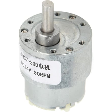 DC Motor met Vertraging CW CCW Groot Koppel Snelheid Regelbaar DC Reductiemotor DC24V 50RPM