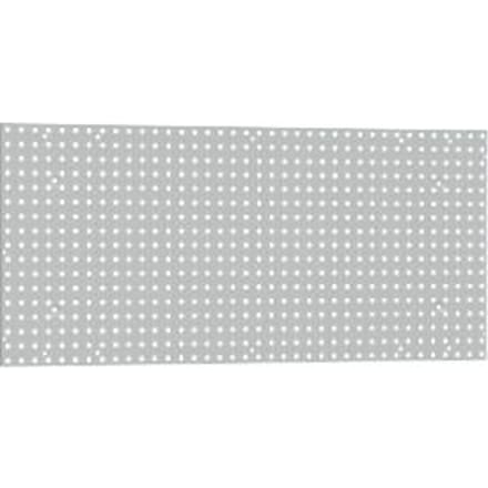 Geperforeerd paneel, om op te hangen, 1950 x 900 mm, lichtgrijs RAL 7035