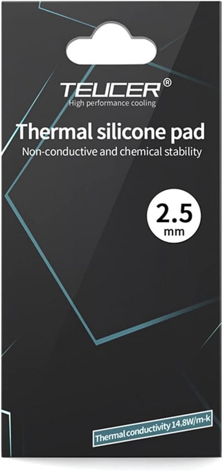 Thermische Pad 14.8W/mK voor CPU/GPU Koeling - Hittebestendig en Non-Conductief - 85x45x2.5mm