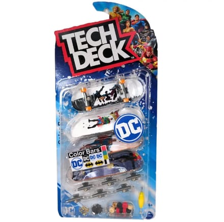 DC Tech Deck 4-pack - Vingerboards voor kinderen en verzamelaars
