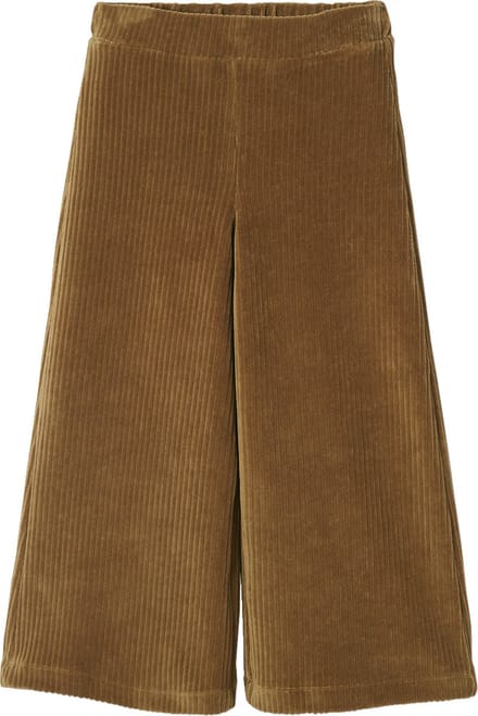 Vertbaudet Wijde, fluwelen broek voor meisjes