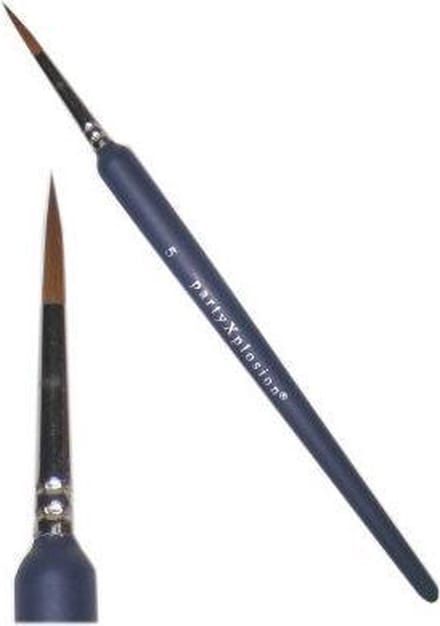 PXP penseel spits + dikke steel nr 0 mt. Ã˜ 0.5 mm