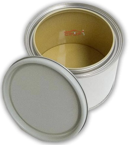 Leeg Verfblik 500ml + Deksel - Gecoat (watergedragen lakken)