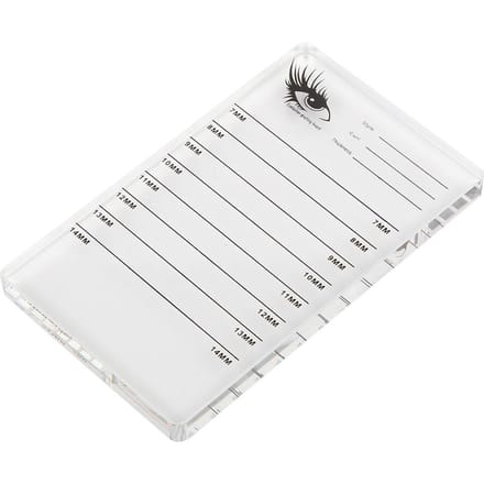 Opbergbord voor het enten van valse wimpers Meetbord voor valse wimpers Wimpers Extensions Tool white