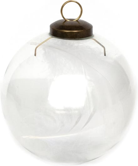 Leeff - Kerstbal met veertje 'Cis'