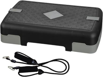 Oefen Platform - Trainings Stapje - Fitness Thuis - Antislip Ontwerp - 45 x 29 cm - Grijs