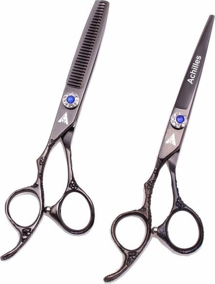 Achilles® Linkshandig Schaar Set 6 Inch - Schaar & Coupeschaar - Kappersschaar