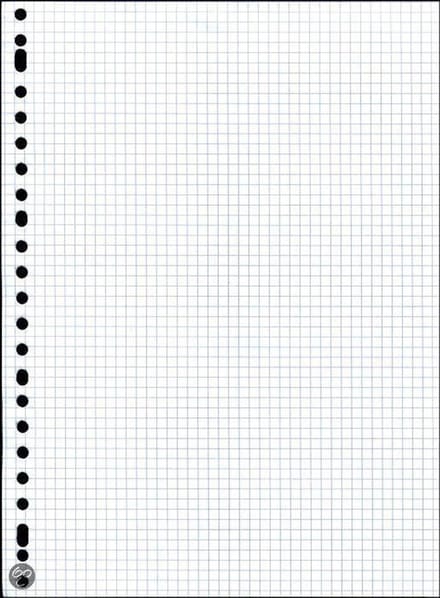 Benza - Ringbandblok - Wiskundepapier Ruit 5 mm A4 - 23 ringen