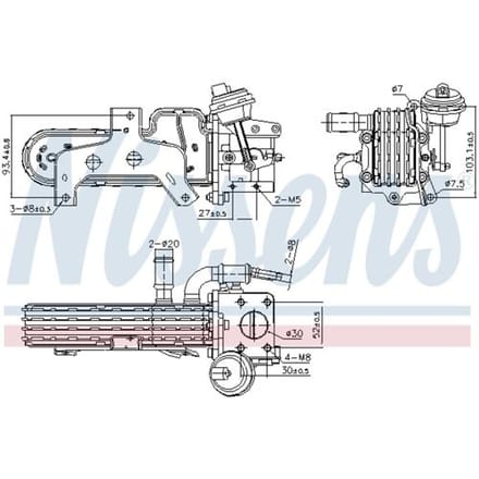 EGR-klep NISSENS 989420