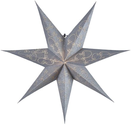 Star Trading papierster 'Decorus', handgeschept papier, zilvergrijs, Ø 63cm