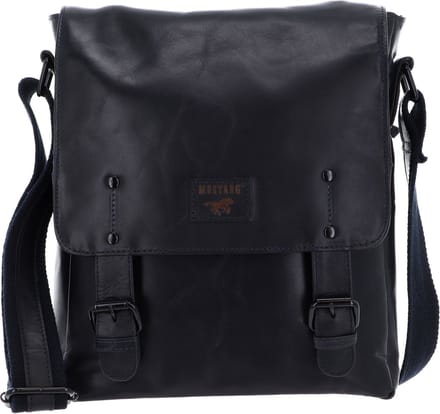 MUSTANG Leren Schoudertas Natal Paola Shoulder Bag Navy Donkerblauw