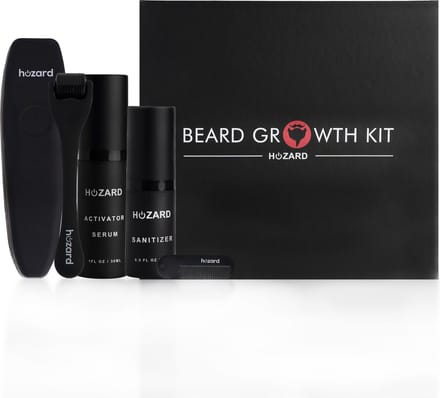 Baardgroei Kit met Dermaroller - Derma roller - Cadeau voor mannen - Baardgroei stimuleren - Baard serum - Verzorg set - Beard Growth Kit