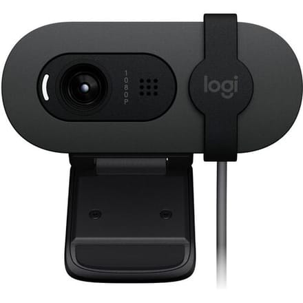 Logitech Brio 100 - Webcam - Full HD - 1080p/30fps - Graphite