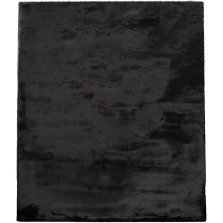 Vachtkleed Fluffy zwart 60x90 cm