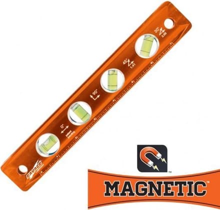Swanson Magneet Torpedo Waterpas 22 cm - Magnetisch - Nauwkeurig