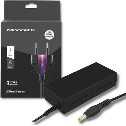 Qoltec laptopstroomadapter voor Lenovo 65W |   20V |   3,25A |   4.0*1.7 |   + voedingskabel