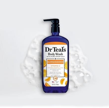 Dr. Teal's, Body Wash With Pure Epsom Salt, Glow & Radiance, (710 ml)