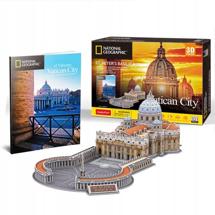 Cubic Fun 3D Puzzel Sint-Pietersbasiliek National Geographic