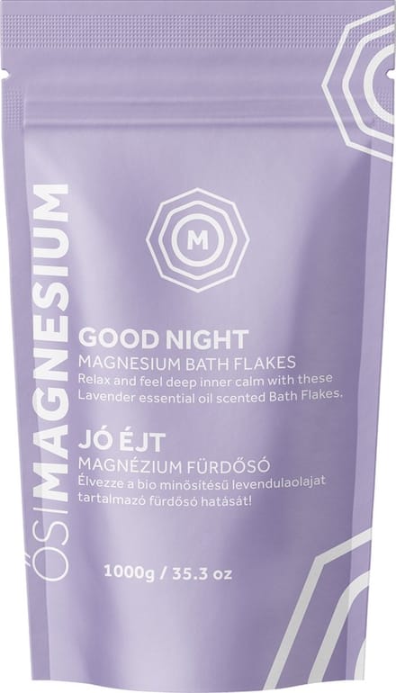 Good Night Magnesium Badkristallen Lavendel 1000 gr