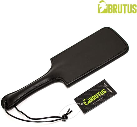 BRUTUS Leather Wide Paddle - Krachtige impact