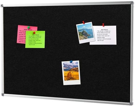 IVOL Prikbord Vilt 100 x 200 cm - Donker antraciet