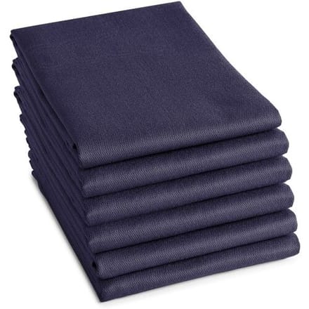 DDDDD Theedoek Logo Blauw - 6 stuks