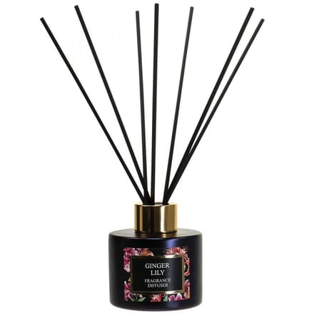 Kamergeurverspreider geurstokjes Ginger Lily 75ml