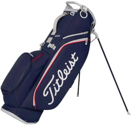 Titleist Players S4 Standbag Navy Wit Rood