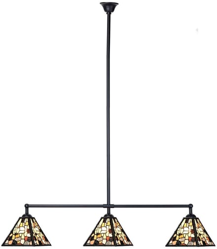 Tiffany T-lamp 3 lichts Fallingwater Small - Art Deco Trade