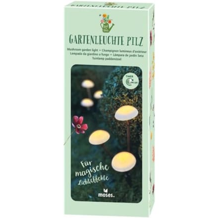 Tuinlamp paddenstoel met 3 lampen
