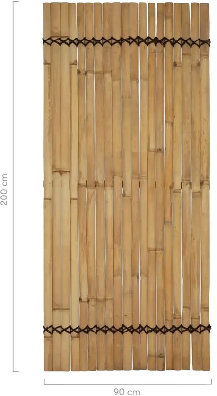 Masters of Bamboo® Bamboe Schutting Budget - 90 x 200 cm - Naturel - Tuinscherm / Bamboe scherm