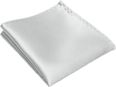 Pochette - Zilver - pochet – heren - unisex - Cadeau