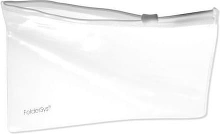 Foldersys 40411-10 Zip Pochette B6 Transparant