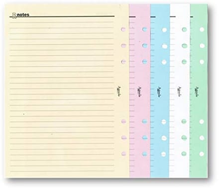 Kleurige Strips Vervangbladen 14x21 cm - 30 Stuks voor Organizer