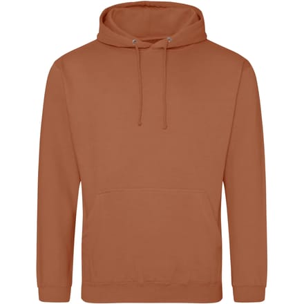 Just Hoods College Hoodie JH001 - GINGER BISCUIT - M