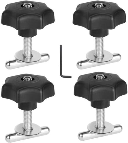 Dailygoody - T-groef adapter moerblokken - Bevestigingsschroeven